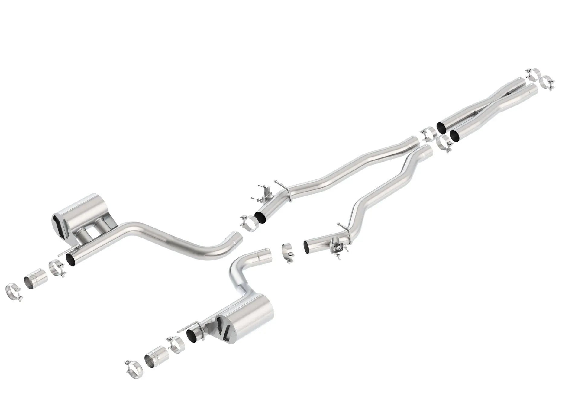 Borla 2015-2023 Dodge Challenger Hellcat 6.2L V8 ATAK w/ Valve Simulator CB Exhaust Factory Valance