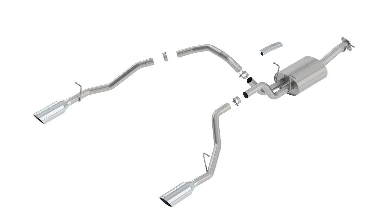 BORLA 2019- 2025 Ram 1500 Cat-Back Exhaust System Touring Black Or Polished Tips