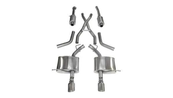 Corsa Sport Performance Dual Rear Exit Cat-Back Exhaust System with 4.5" Tips - 2011-21 Durango 5.7