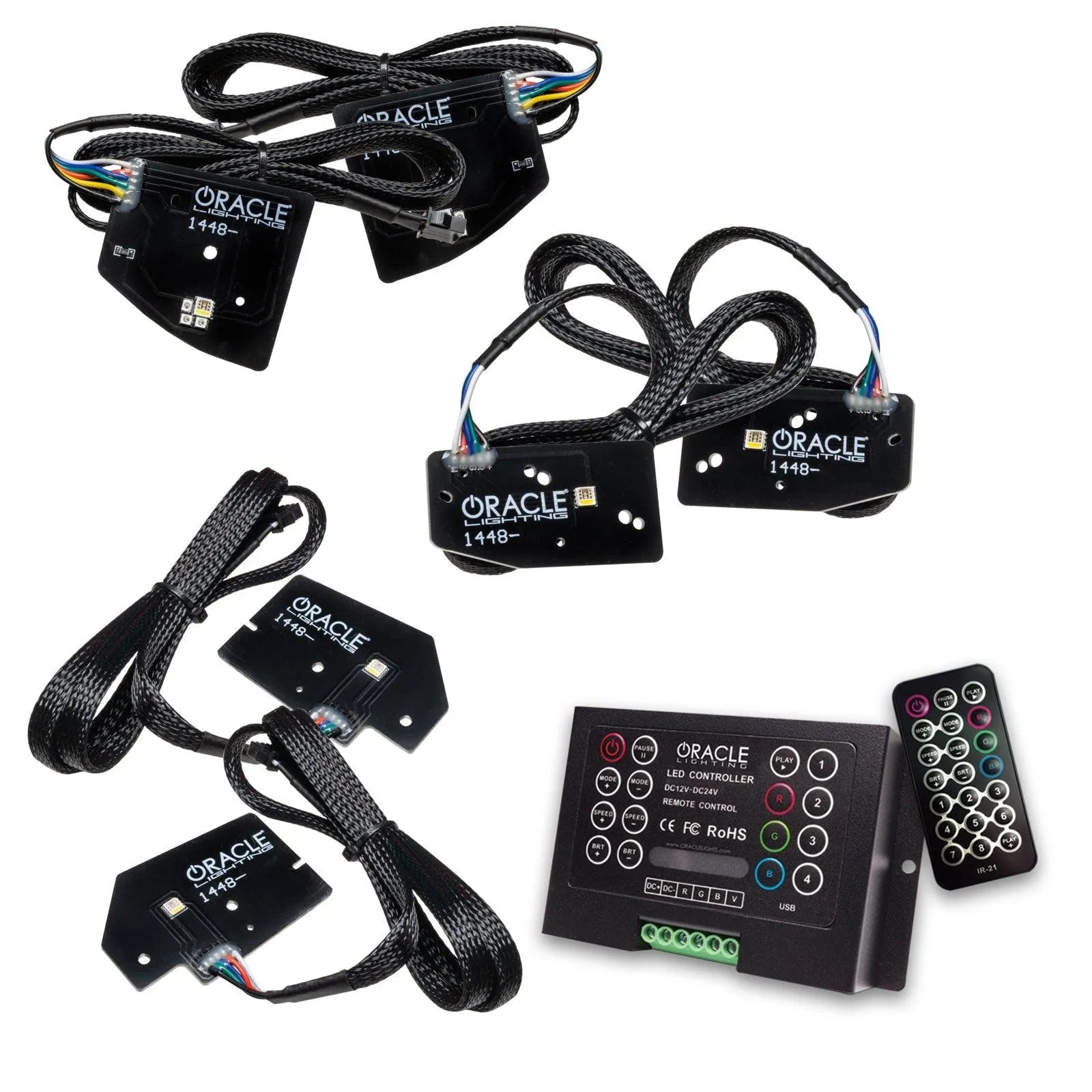 2019-2023 Ram 1500 TRX ORACLE RGBW+A Headlight DRL Upgrade Kit - LED Projector Headlights