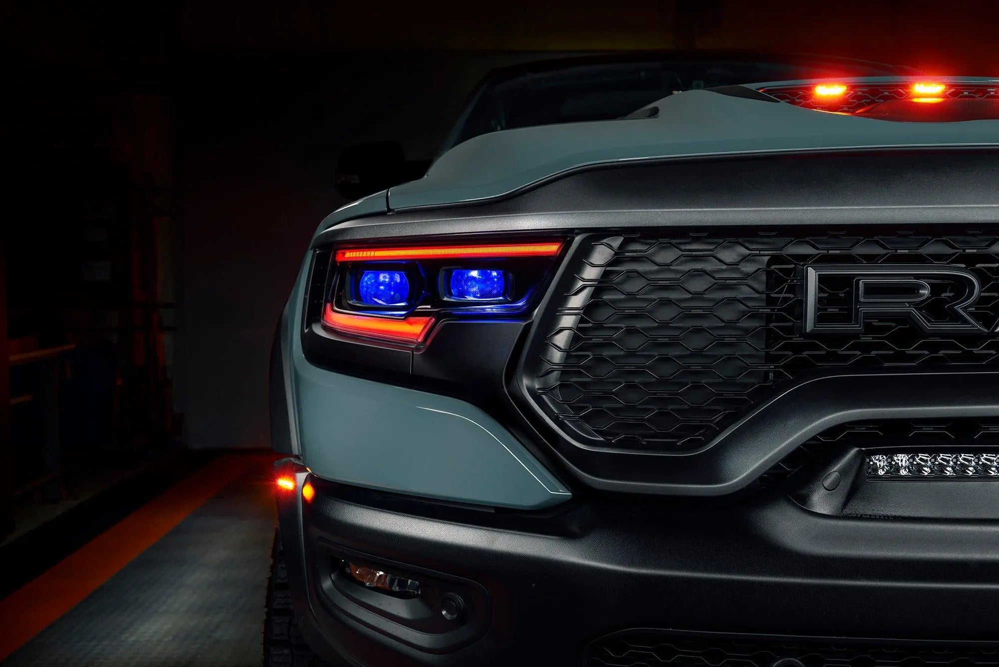 2019-2023 Ram 1500 TRX ORACLE RGBW+A Headlight DRL Upgrade Kit - LED Projector Headlights