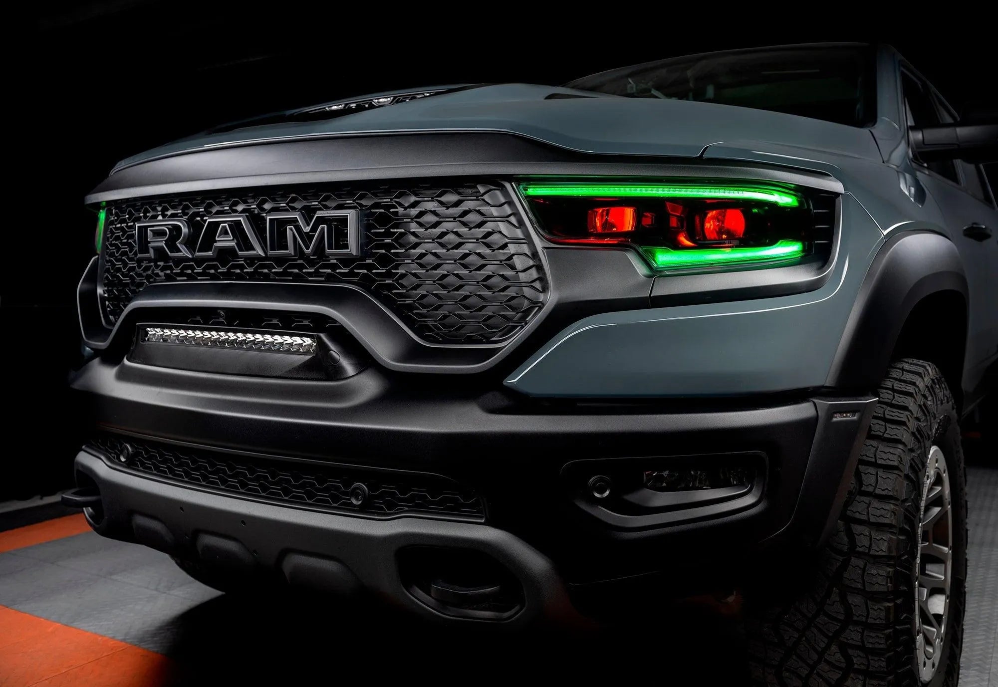 2019-2023 Ram 1500 TRX ORACLE RGBW+A Headlight DRL Upgrade Kit - LED Projector Headlights