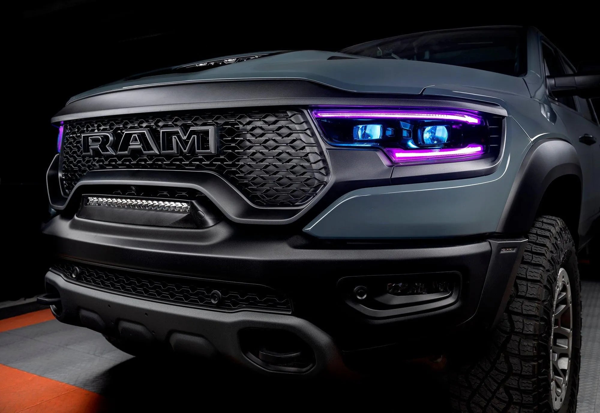 2019-2023 Ram 1500 TRX ORACLE RGBW+A Headlight DRL Upgrade Kit - LED Projector Headlights