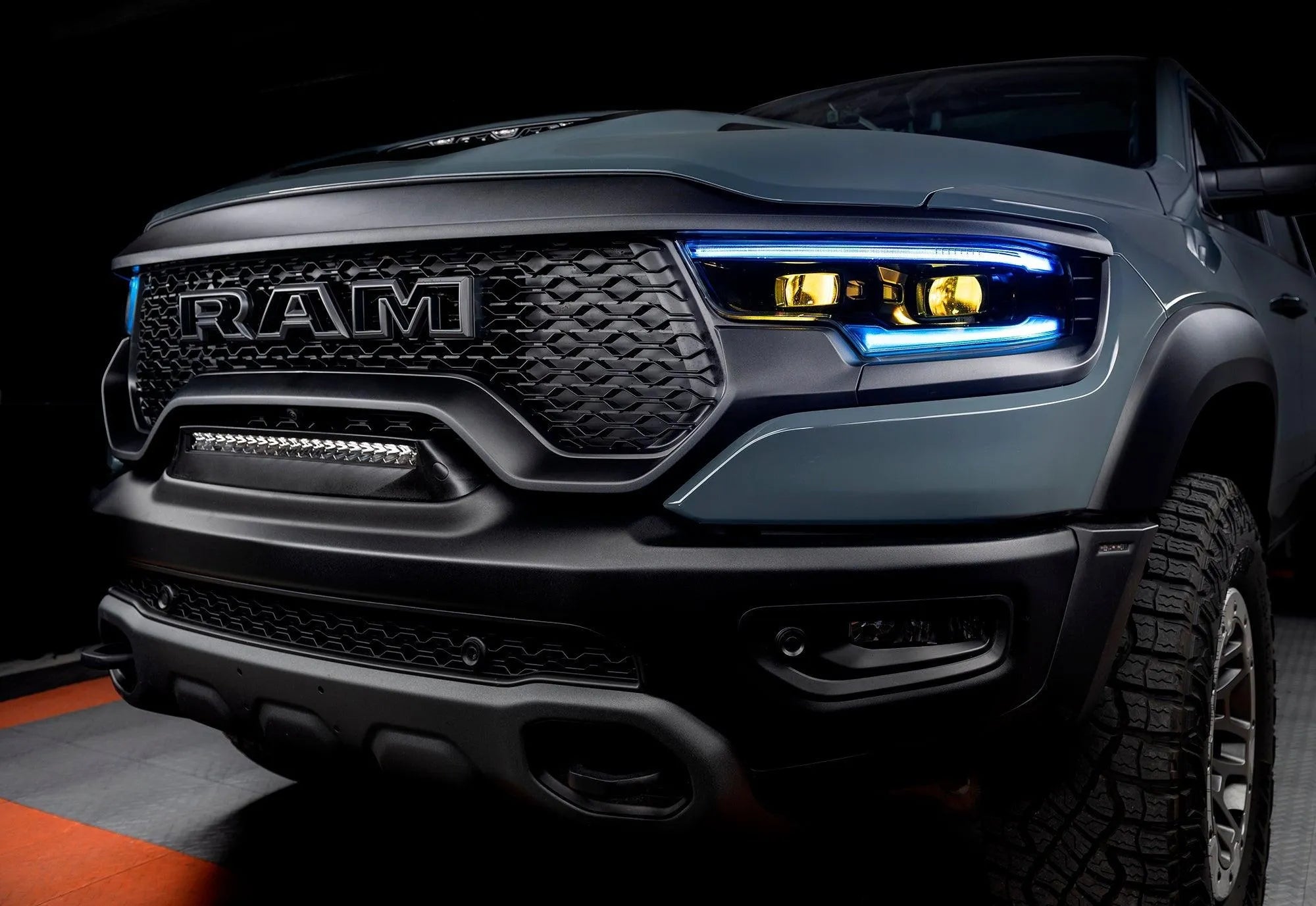 2019-2023 Ram 1500 TRX ORACLE RGBW+A Headlight DRL Upgrade Kit - LED Projector Headlights