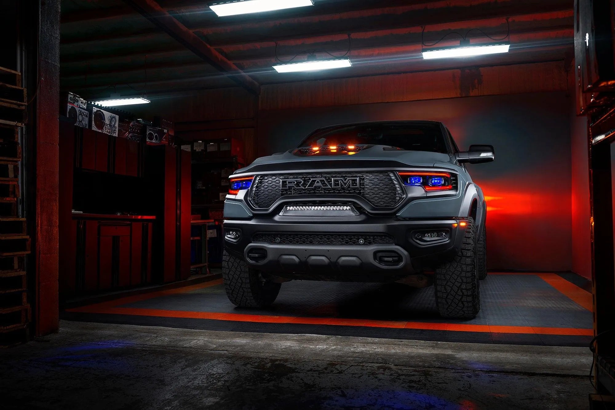 2019-2023 Ram 1500 TRX ORACLE RGBW+A Headlight DRL Upgrade Kit - LED Projector Headlights
