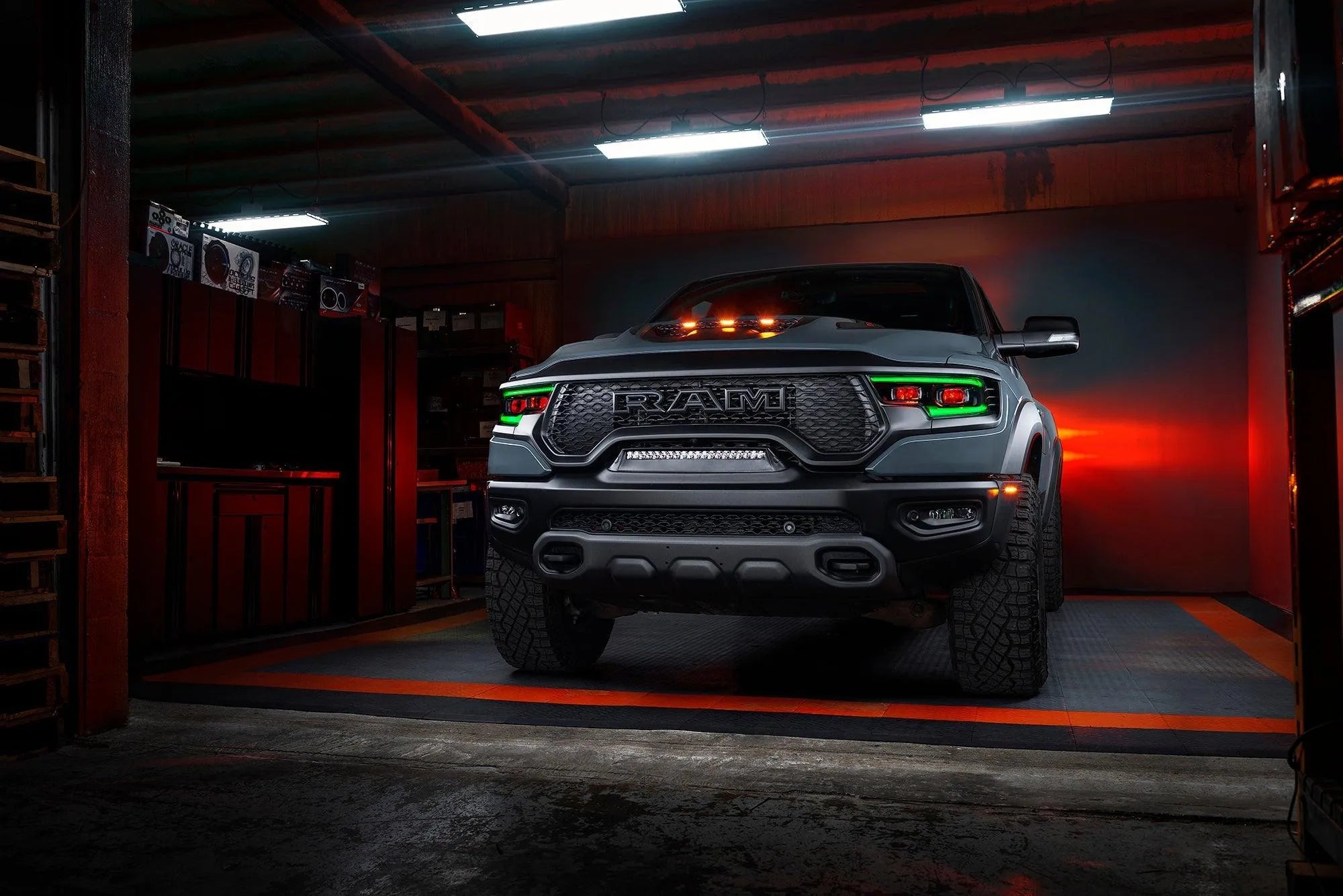 2019-2023 Ram 1500 TRX ORACLE RGBW+A Headlight DRL Upgrade Kit - LED Projector Headlights