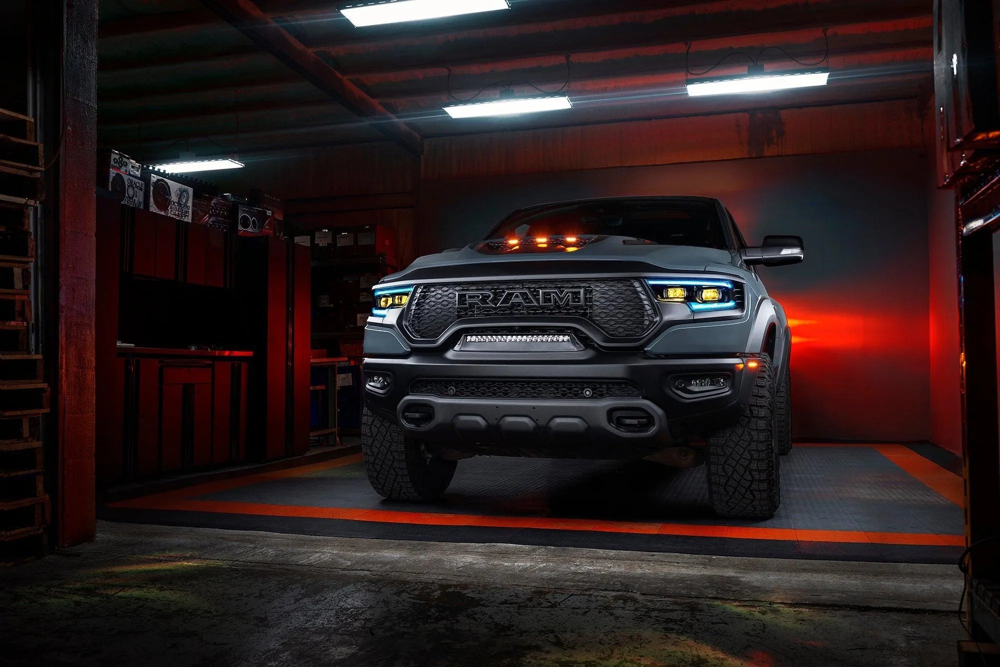 2019-2023 Ram 1500 TRX ORACLE RGBW+A Headlight DRL Upgrade Kit - LED Projector Headlights