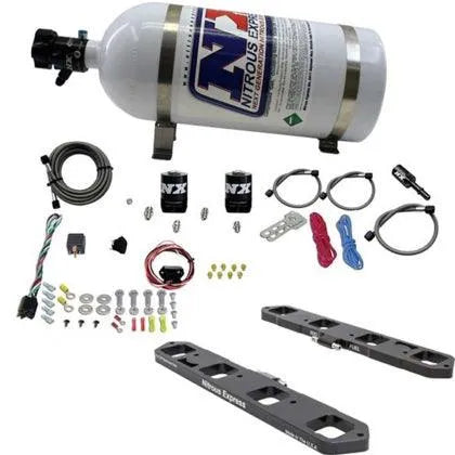 Nitrous Express Chrysler/Dodge/Jeep/ Ram 5.7/ 6.1/ 6.4 Hemi Direct Port Plate System w/ 10lb Bottle