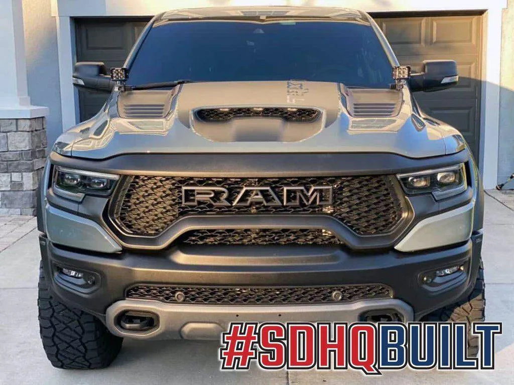 '21-26 Ram 1500, RHO, TRX SDHQ Built A-Pillar Light Mounts