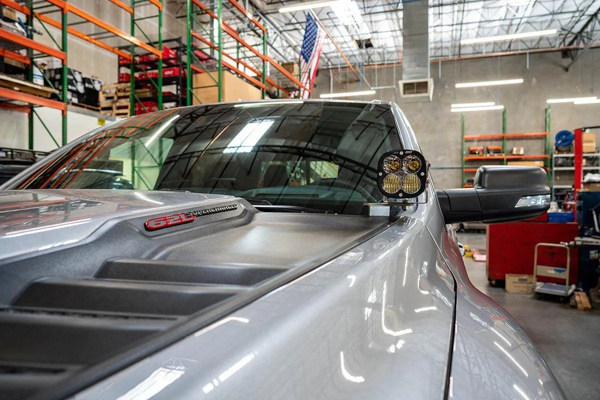 '21-26 Ram 1500, RHO, TRX SDHQ Built A-Pillar Light Mounts