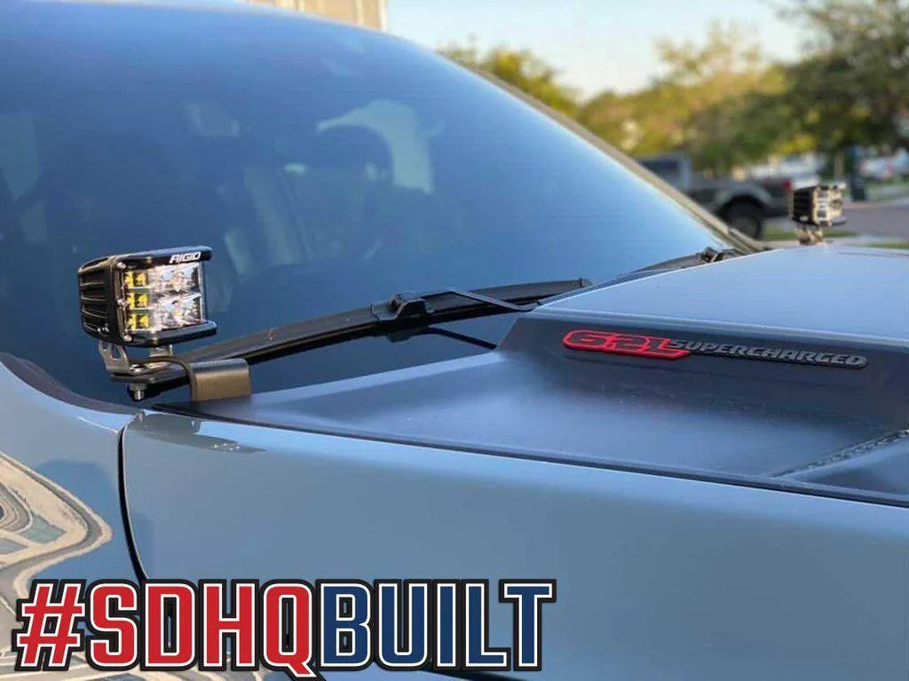 '21-26 Ram 1500, RHO, TRX SDHQ Built A-Pillar Light Mounts