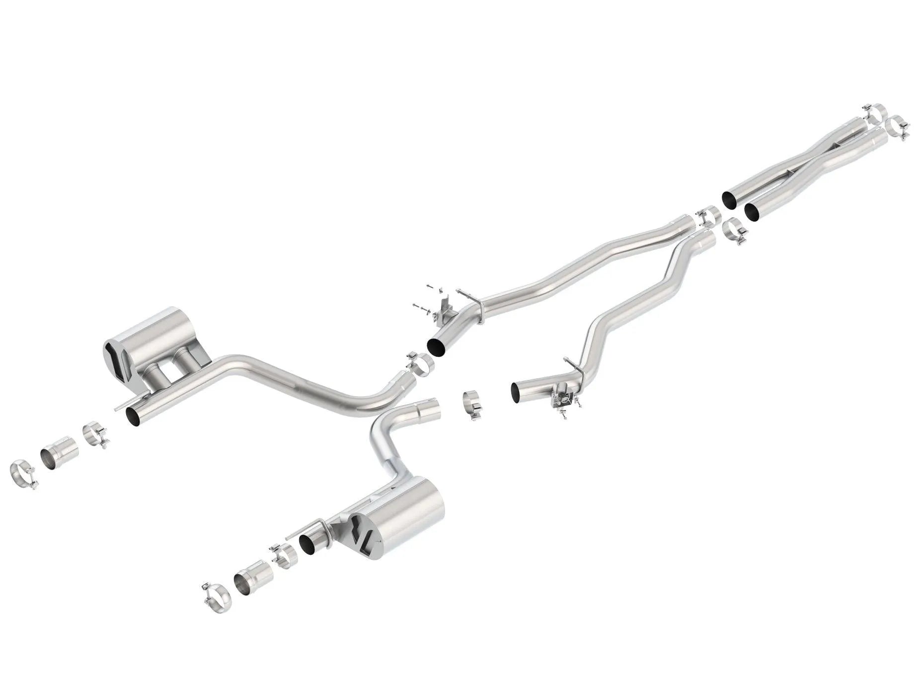 Borla ATAK Catback Exhaust 2015-2023 Dodge Challenger Scat Pack W/ Active Exhaust Valve Simulators