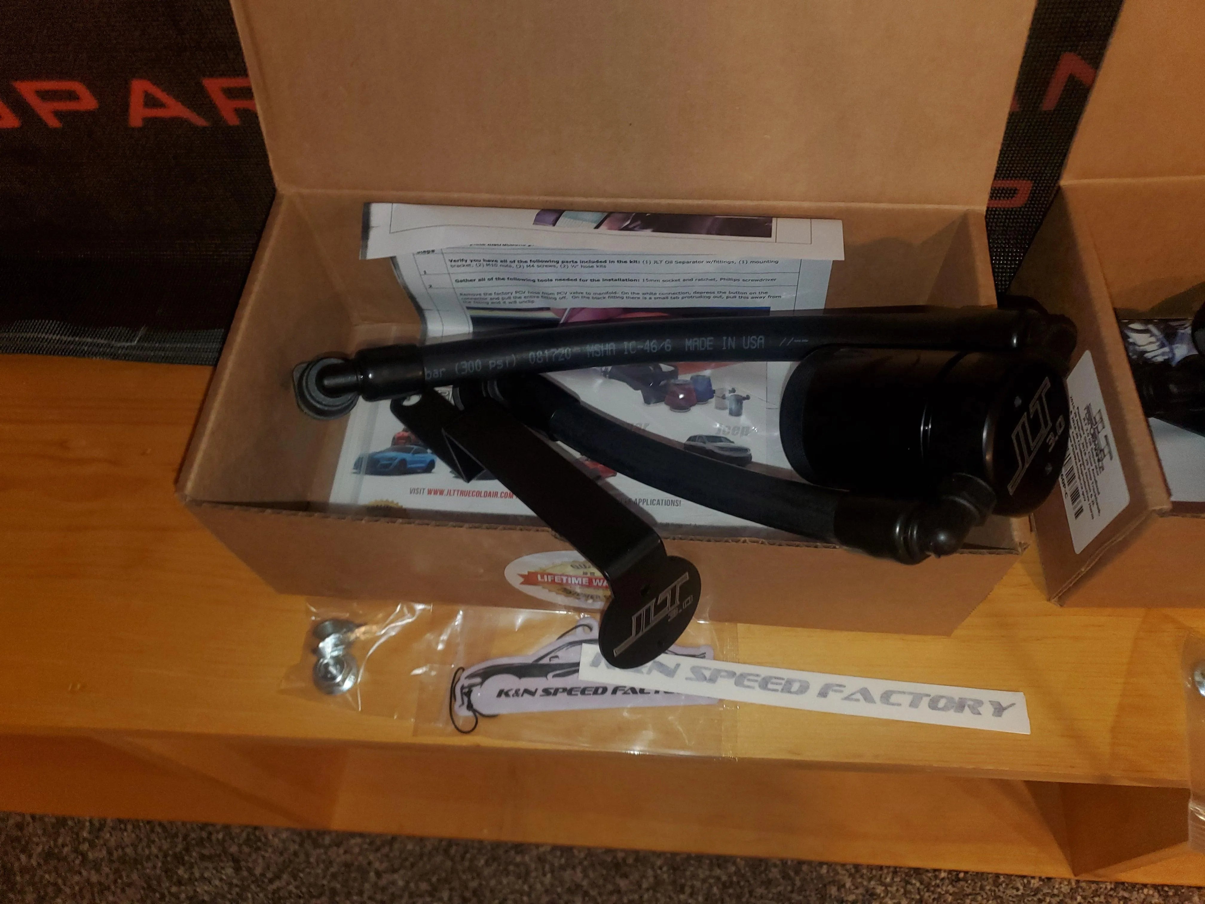 J&L Jeep Grand Cherokee Trackhawk / Durango Hellcat 6.2L Hellcat Passenger Side Oil Separator 3.0