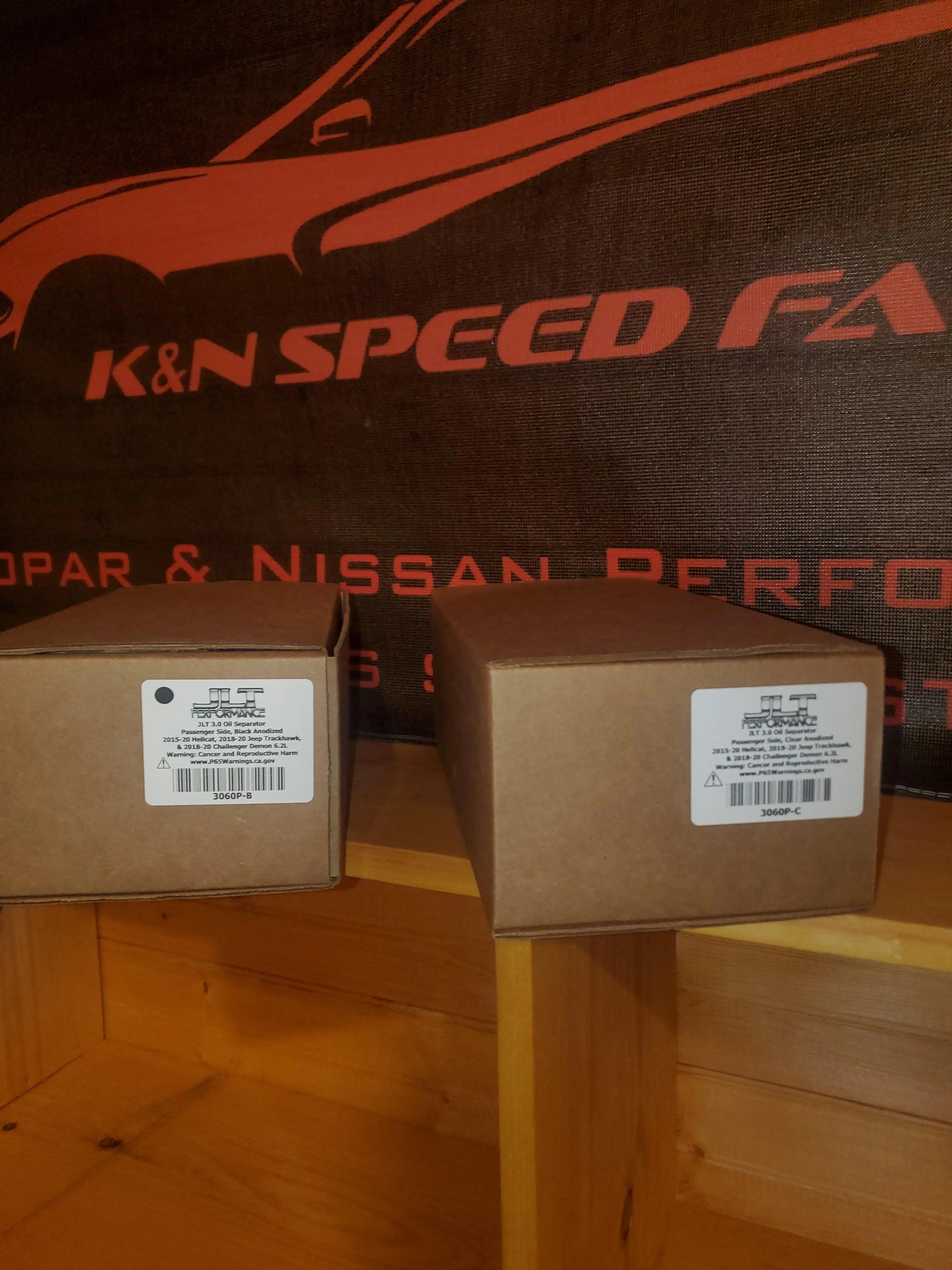J&L Jeep Grand Cherokee Trackhawk / Durango Hellcat 6.2L Hellcat Passenger Side Oil Separator 3.0