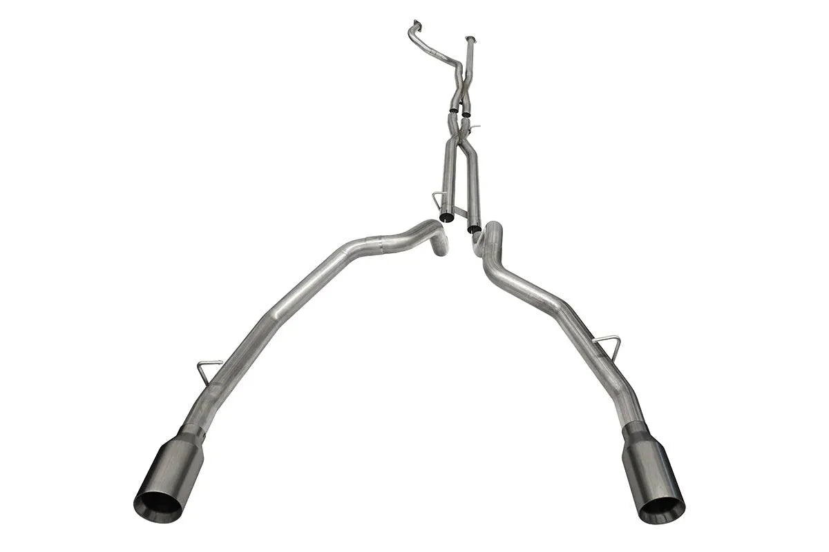 Corsa 3 Inch Cat-Back Muffler Delete 2021-2024 RAM TRX