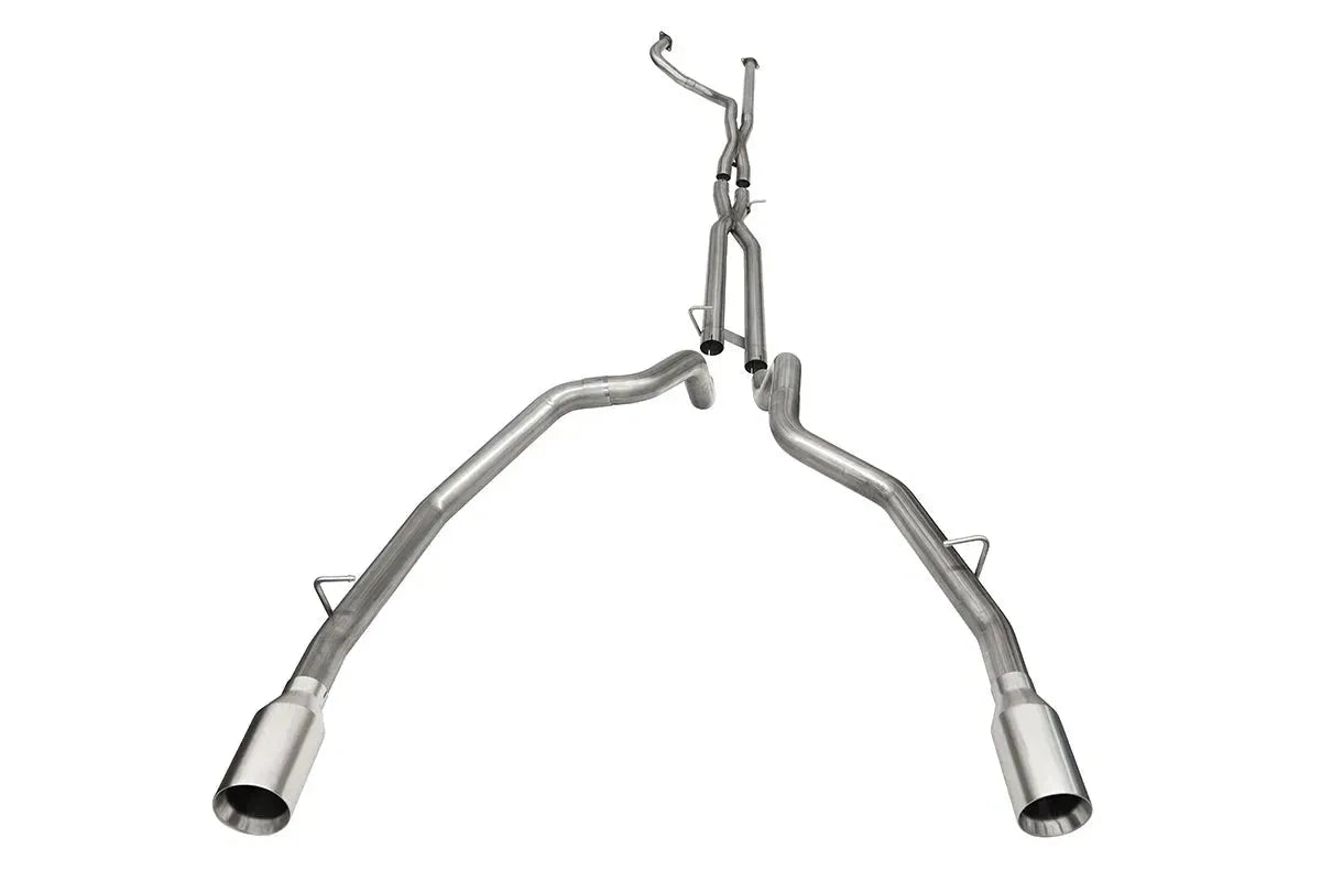 Corsa 3 Inch Cat-Back Muffler Delete 2021-2024 RAM TRX