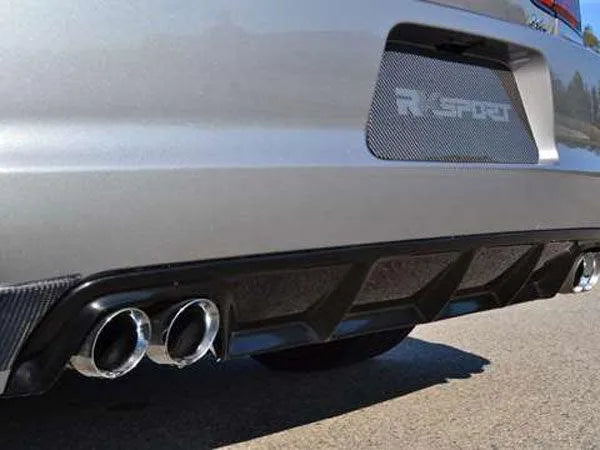 RK SPORT DODGE CHARGER REAR CARBON FIBER DIFFUSER; 2011-2014