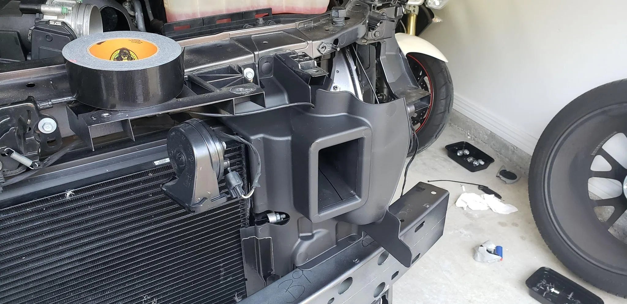 OEM Mopar Charger Hellcat Airduct & Tube 2015-2023 Dodge Charger Standard & Widebody (Fits with JLT Intakes)
