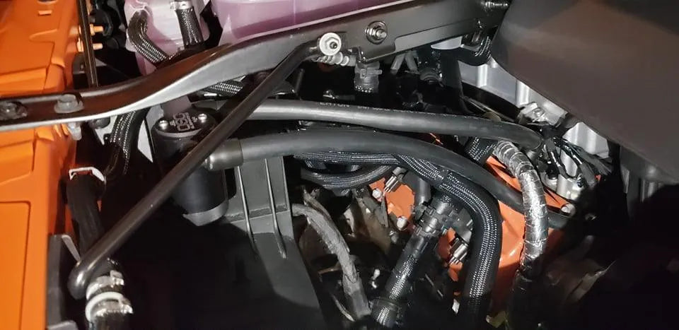 J&L 3.0 Oil Separator Catch Can RAM 1500 TRX 6.2 SC 2021-2024