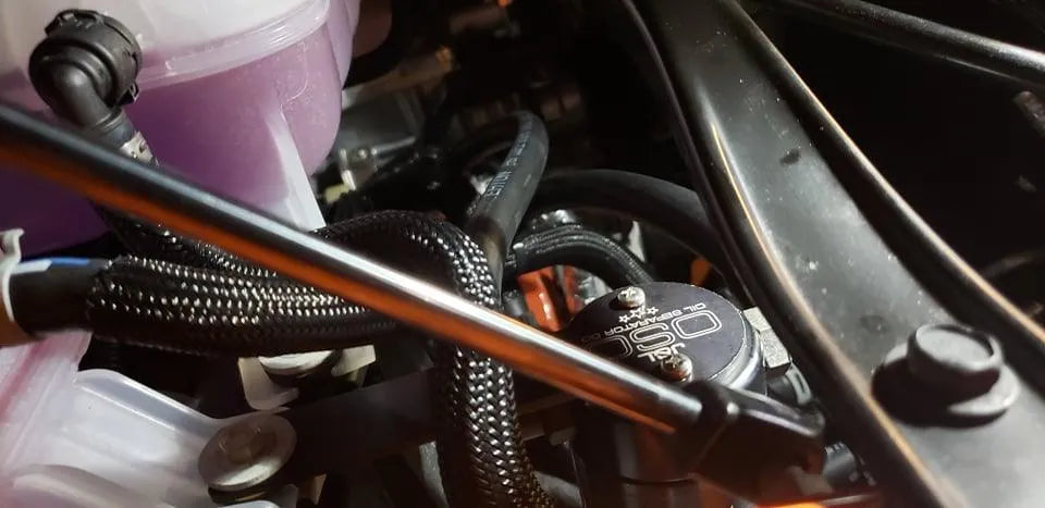 J&L 3.0 Oil Separator Catch Can RAM 1500 TRX 6.2 SC 2021-2024