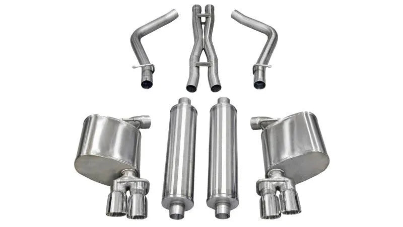 Corsa 11-14 Dodge Charger R/T 5.7L V8 Polished Sport Cat-Back Exhaust