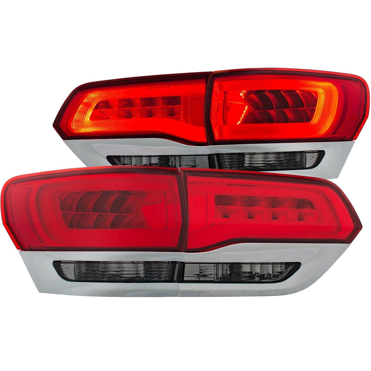 Anzo LED Tail Lights Jeep Grand Cherokee (2014-2017) Black or Chrome Housing