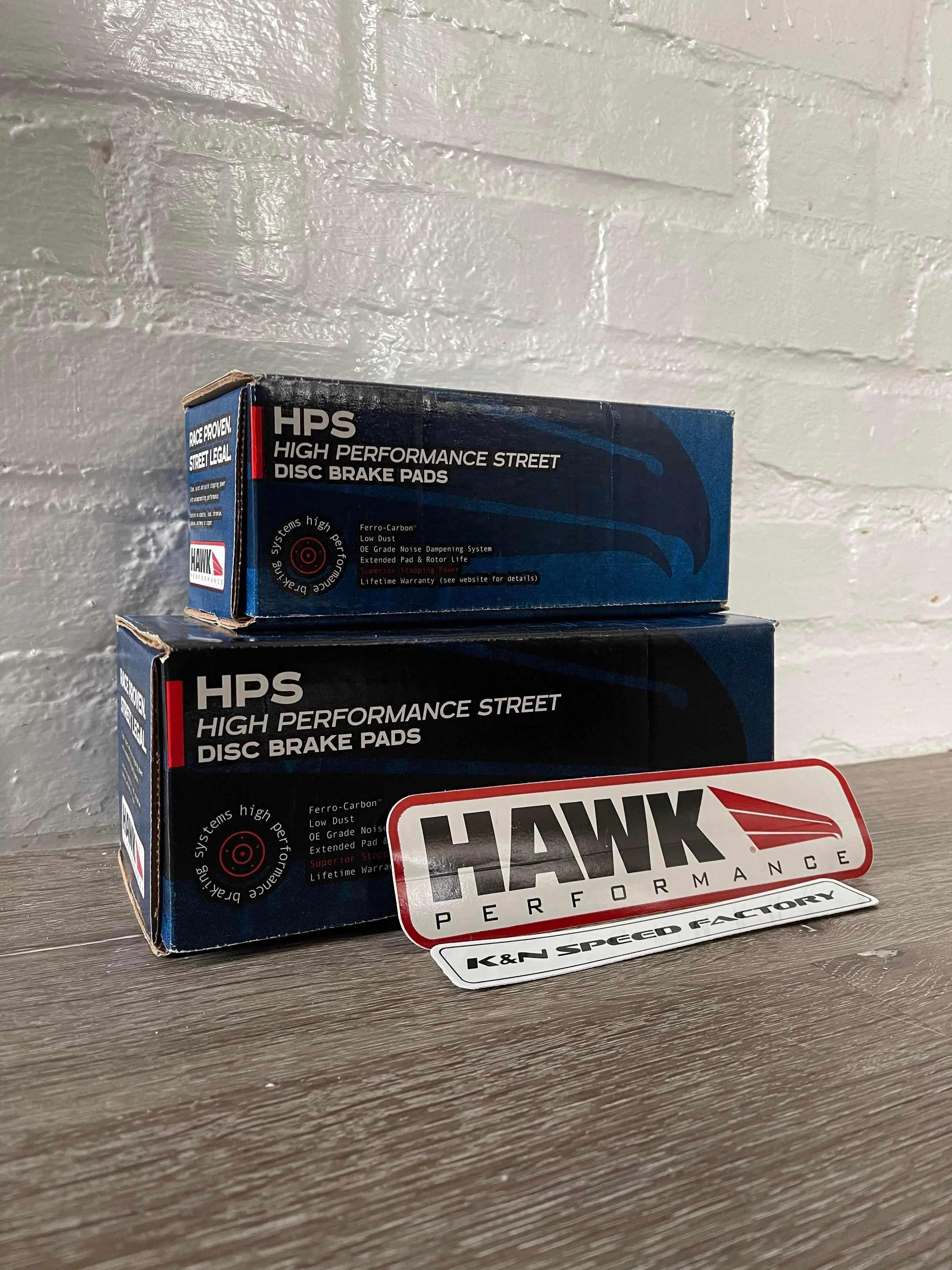Hawk HPS Street Front & Rear Brake Pads For 08-23 Charger/Challenger/300 W/ 6 Piston Front/4 Piston Rear