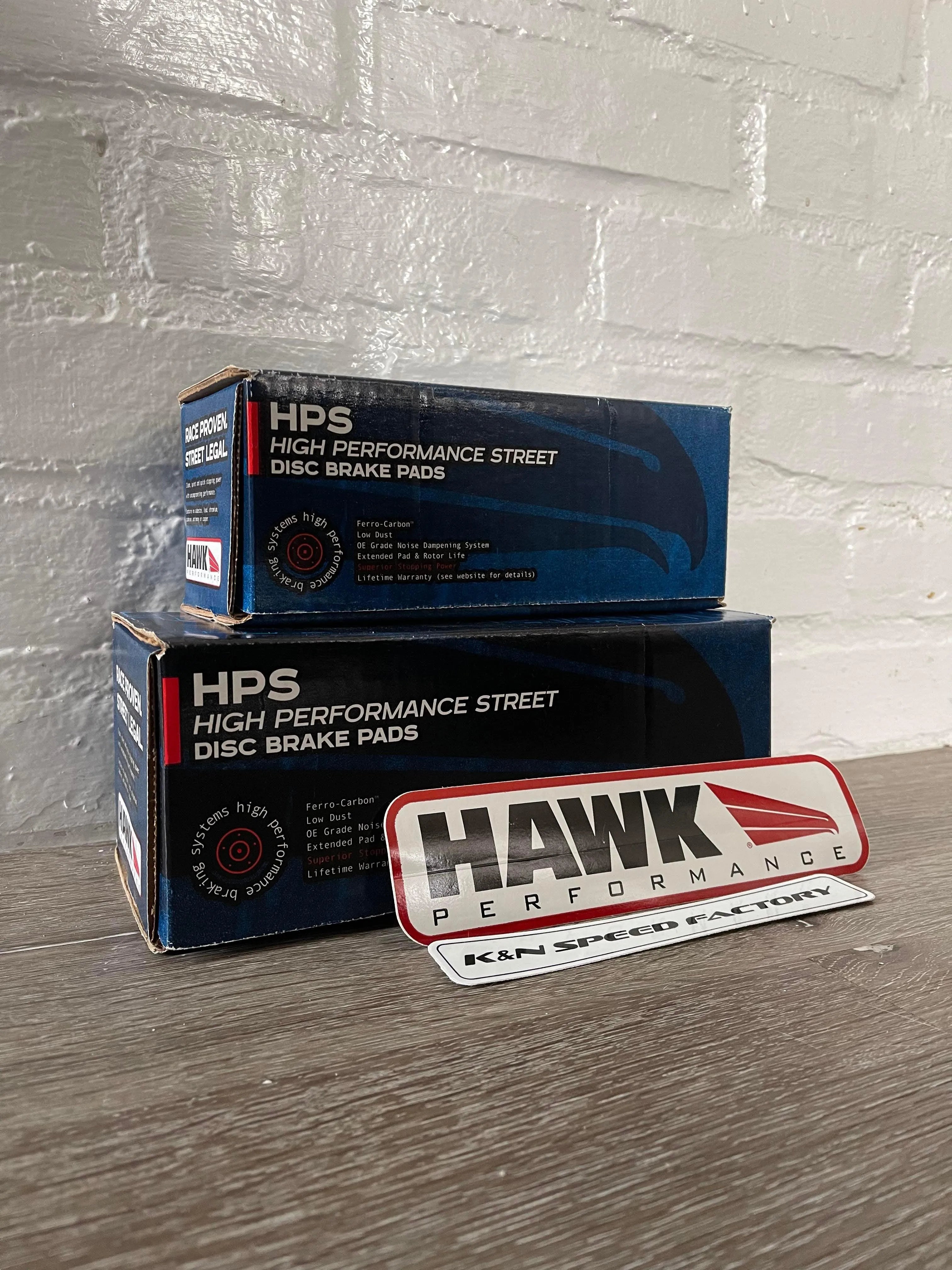 Hawk HPS Street Front & Rear Brake Pads For 08-23 Charger/Challenger/300 W/ 6 Piston Front/4 Piston Rear
