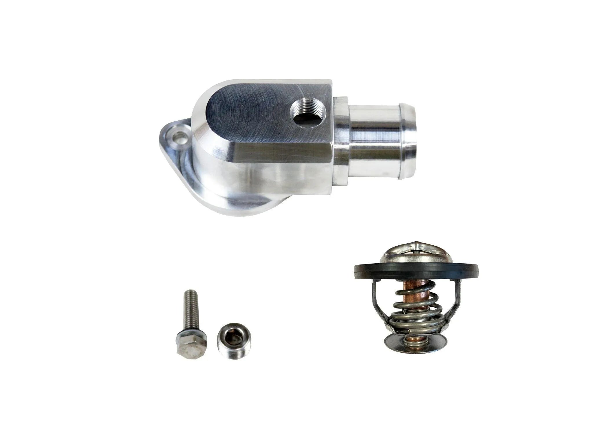 Granatelli 2018-2021 Jeep Trackhawk Billet Thermostat Housing w/ 180 Degree Thermostat