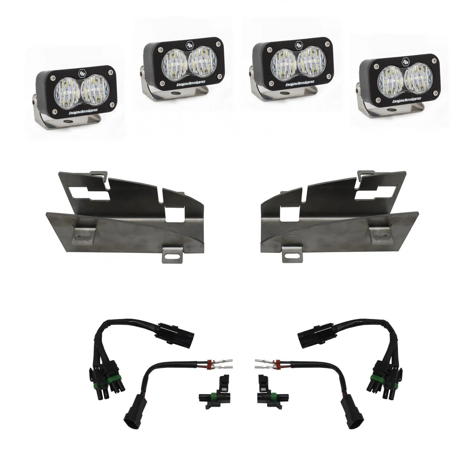 Baja Designs 2019+ Dodge Ram Rebel / TRX S2 Dual Fog Pocket Kit