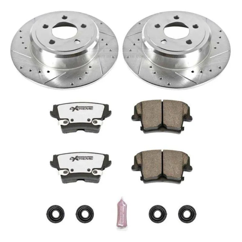 PowerStop 2005-2023 Chrysler 300/Charger/Challenger Rear Z26 Street Warrior Brake Kit