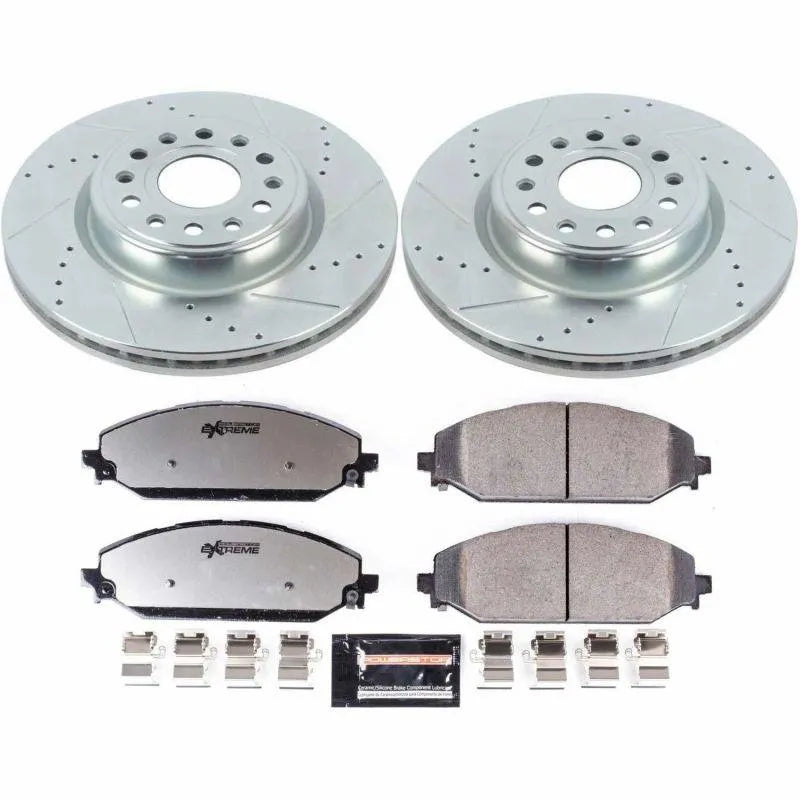 PowerStop Z36 Front Pads & Rotors 2019-2026 RAM 1500, RHO & TRX