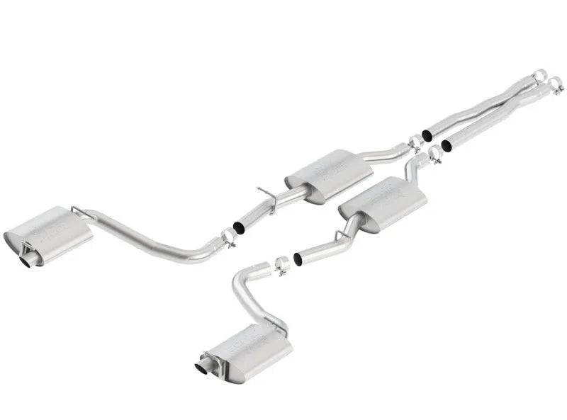 Borla 15-16 Dodge Charger R/T 5.7L / 15-23 Chrysler 300 5.7L No Tip Use Factory Valence Single Split Rear Exit S-Type
