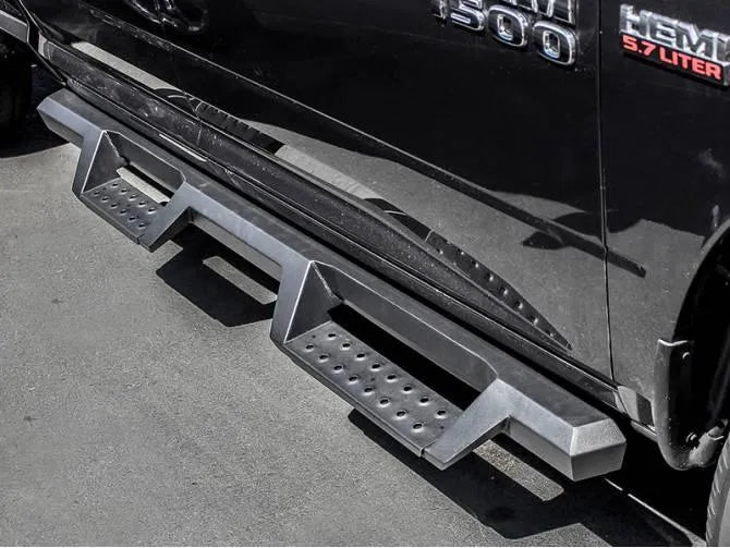 WESTIN 09-18 Dodge/Ram 1500 Crew Cab / 25/3500 Crew Drop Nerf Step Bars - Textured Black