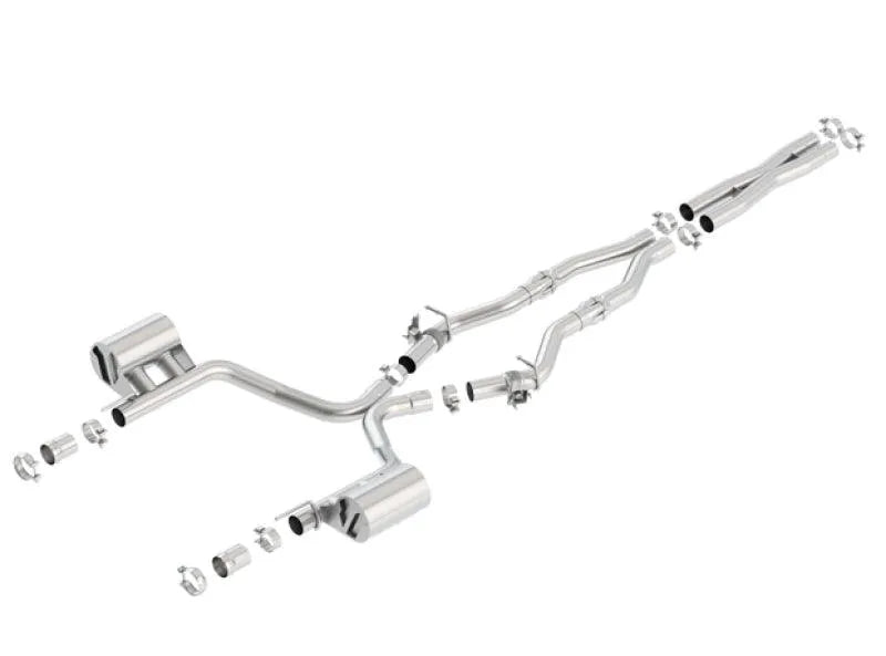 Borla ATAK W/ Active Exhaust Valves 16-23 Dodge Challenger Hellcat 6.2L