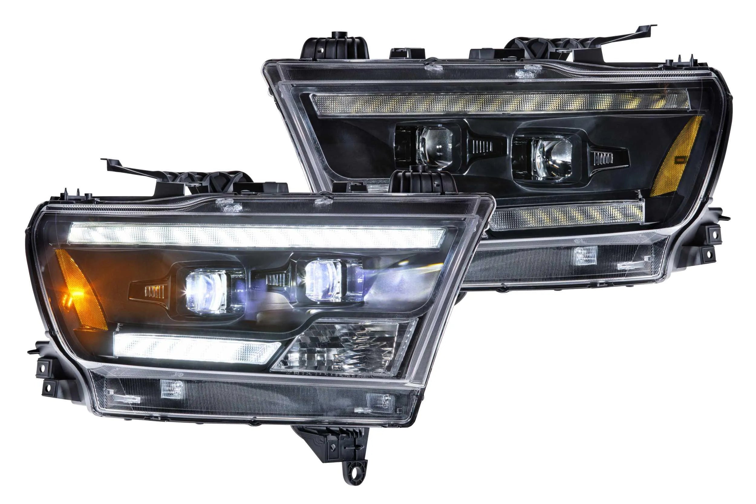 Morimoto XB Hybrid LED Headlights: Dodge Ram 1500 (19+) (Pair / ASM) LF525