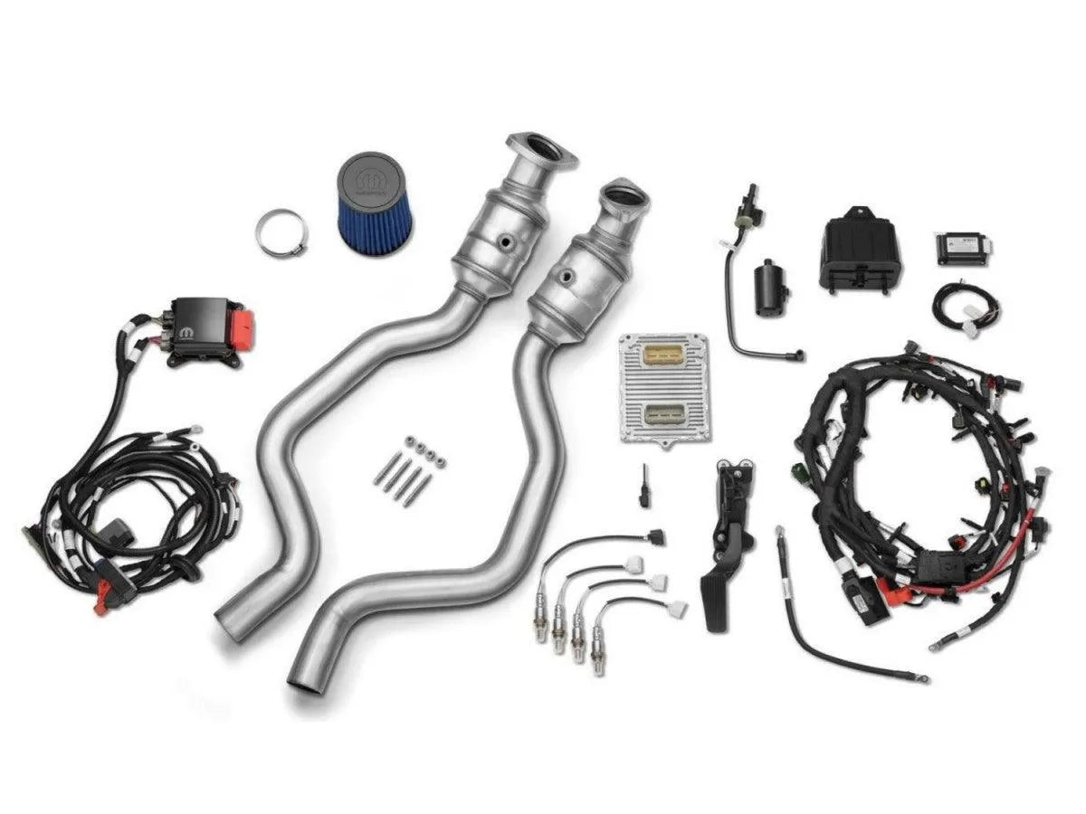 Genuine Mopar Performance 392 HEMI EC Engine Kit With Catalytic Converters PCM & Wiring Kit