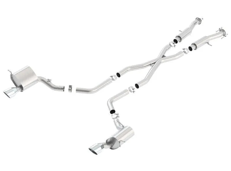 Borla 2015-2020 Jeep Grand Cherokee SRT8 ATAK Dual Round Rolled Exit Catback Exhaust
