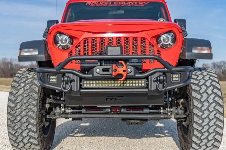 Rough Country Front Bumper TUBULAR | SKID PLATE | JEEP GLADIATOR JT/WRANGLER JK & JL