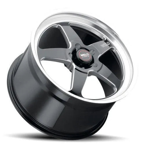 WELD Ventura 5 Drag Gloss Black Wheel with Milled Spokes (Durango / Grand Cherokee Fitment)