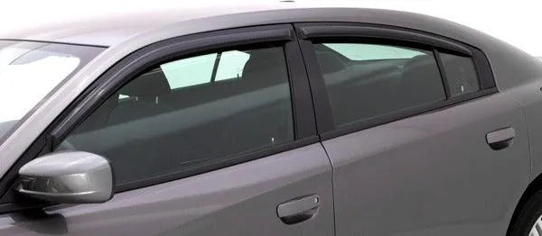 AVS 11-23 Dodge Charger Ventvisor Outside Mount Window Deflectors 4pc - Smoke