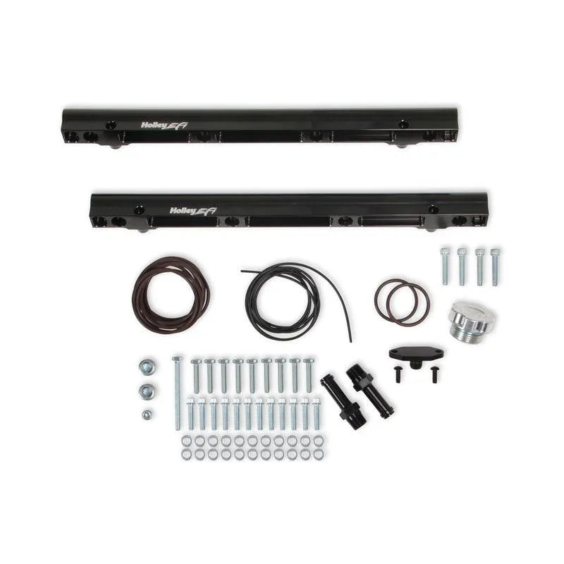 Holley GEN III HEMI HI-RAM EFI Manifold w/ 95 mm LS Style Throttle Body - Black