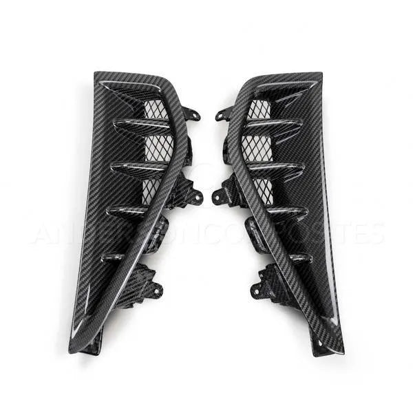 ANDERSON COMPOSITES 2021-2024 RAM TRX TYPE-OE CARBON FIBER FENDER VENTS (PAIR)