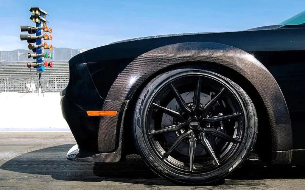 Anderson Composites 2018-2023 Dodge Challenger Wide Body Fender Flare Front