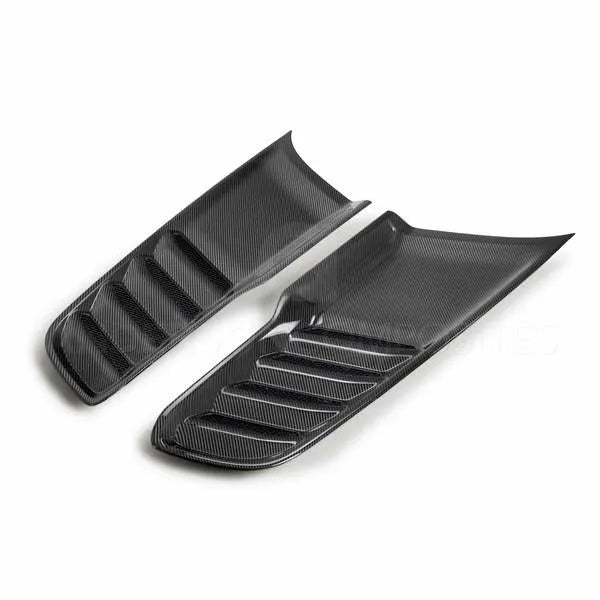 ANDERSON COMPOSITES 2021-2024 RAM TRX & 2025-2026 Ram RHO TYPE-OE CARBON FIBER HOOD VENTS (PAIR)