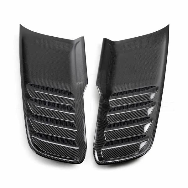 ANDERSON COMPOSITES 2021-2024 RAM TRX TYPE-OE CARBON FIBER HOOD VENTS (PAIR)