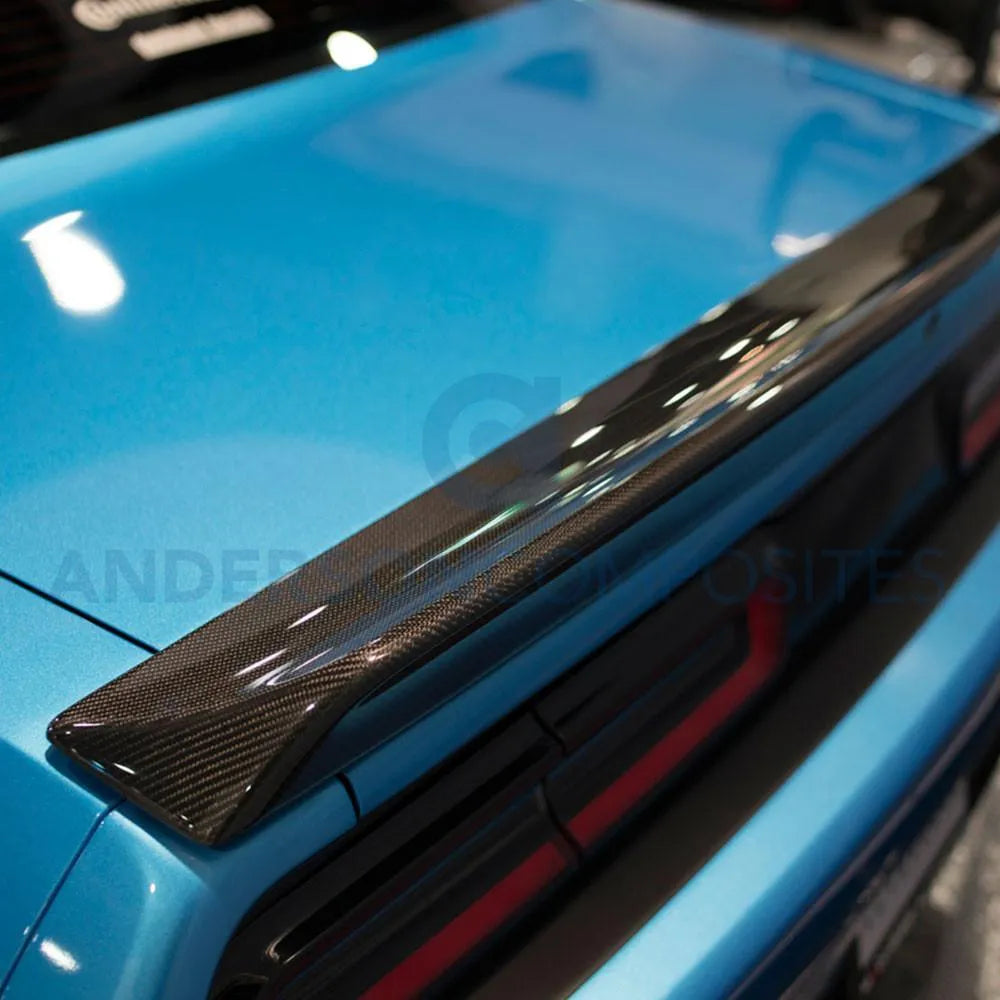 Anderson Composites 2015 - 2023 DODGE CHALLENGER SRT HELLCAT CARBON FIBER REAR SPOILER