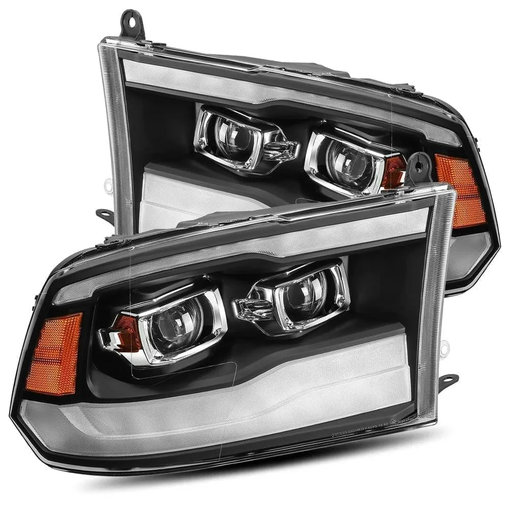 AlphaRex 09-18 Ram Truck PRO-Series G2 Projector Headlights Black