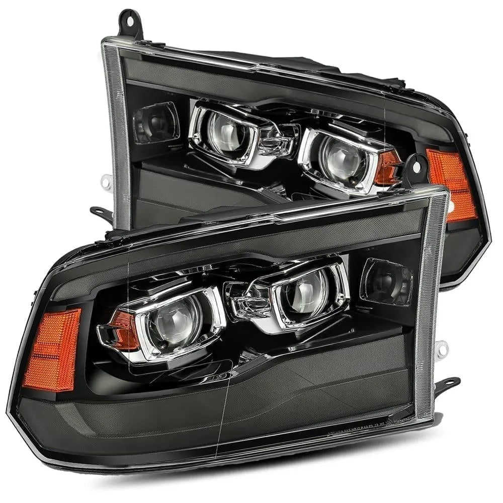 AlphaRex 09-18 Ram Truck PRO-Series G2 Projector Headlights Jet Black