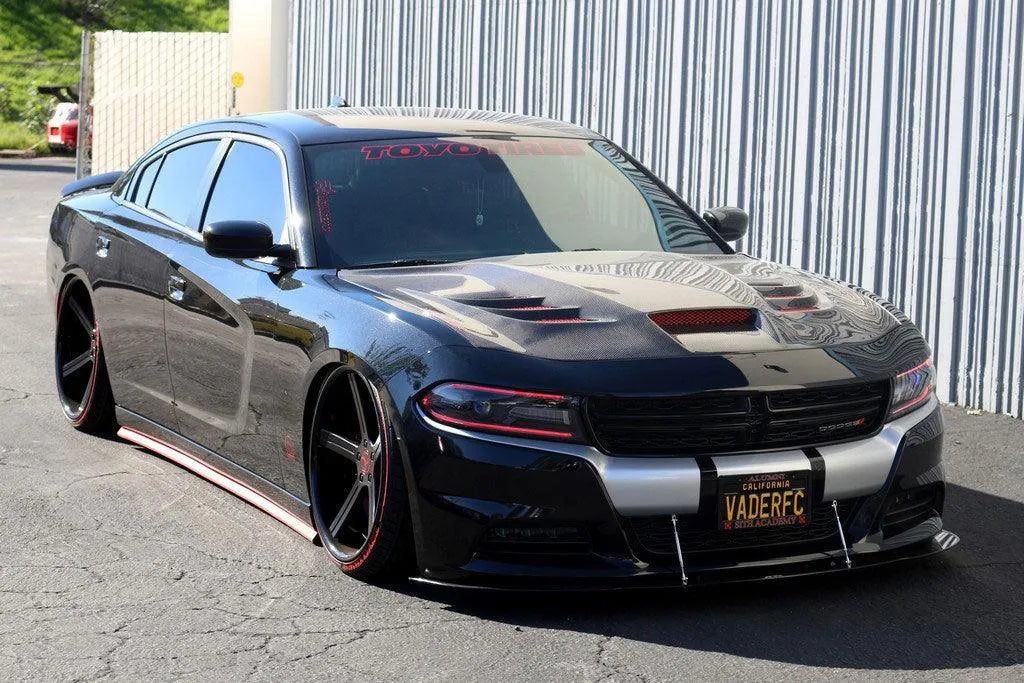 APR DODGE CHARGER FRONT SPLITTER RT, SXT (NON SRT8); 2015-2017